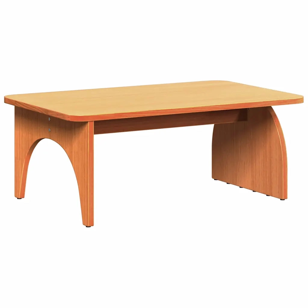 vidaXL Tavolino da salotto Cera marrone 80 x 50 x 31 cm