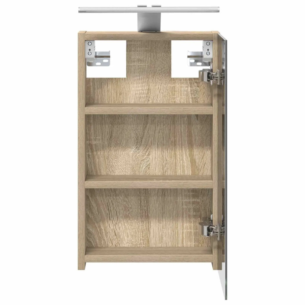 Mobiletto per specchio da bagno Rovere Sonoma 30 x 10,5 x 50 cm 889017