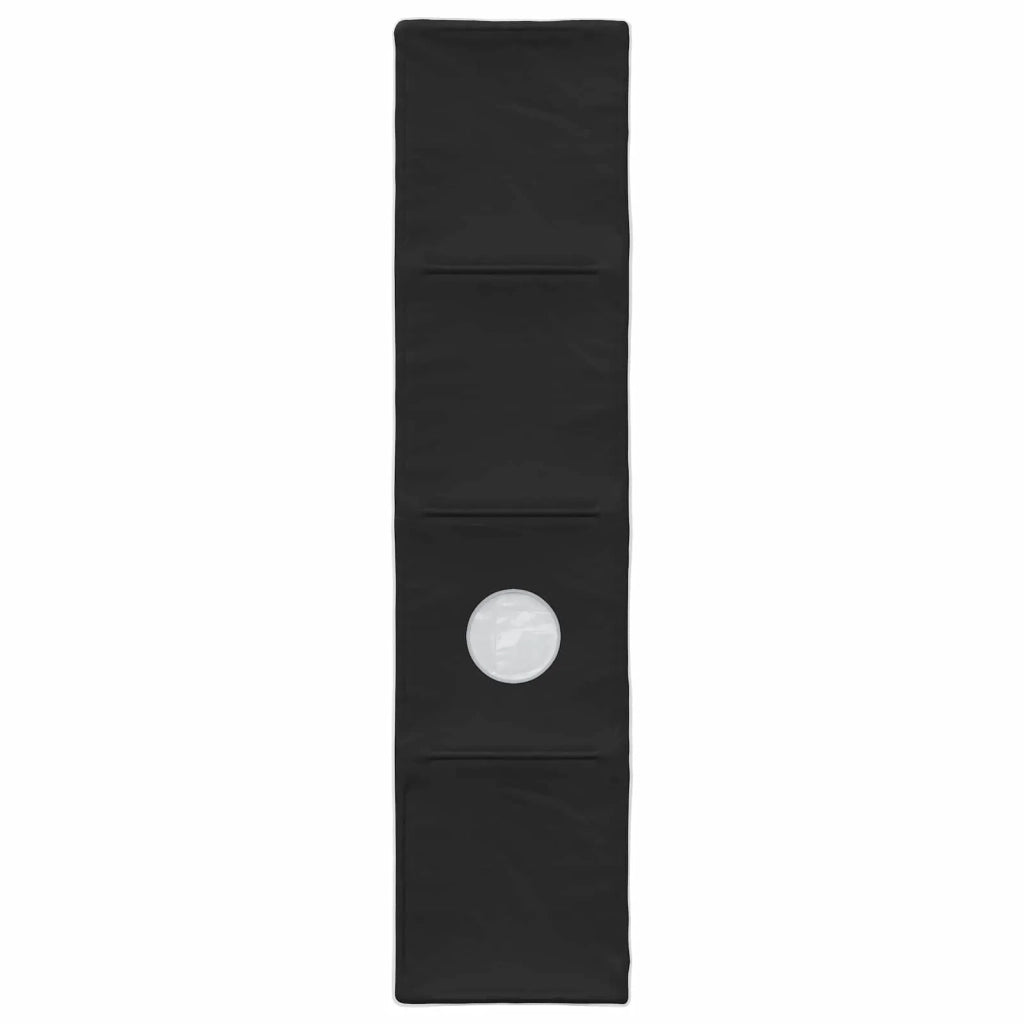 Letto matrimoniale | Letto per adulti | Letto con Tunnel 4 pcs Rovere Artigianale e Nero