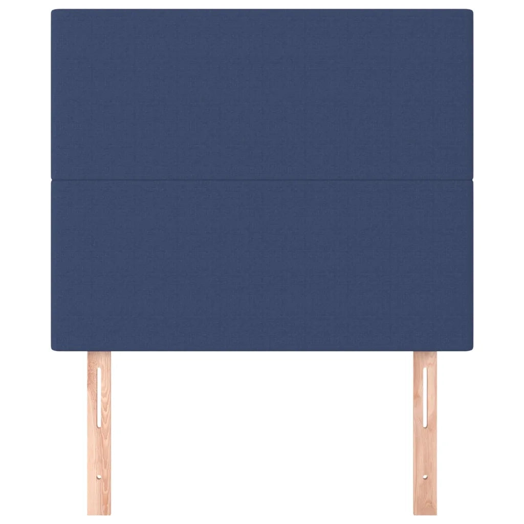 Testiera 2 pz Blu 80x5x78/88 cm in Tessuto