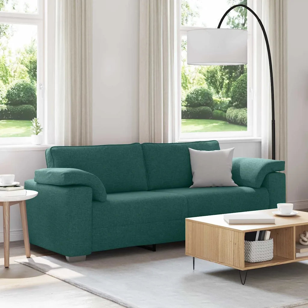 Divano-Sofa Relax-Divanetto Verde Scuro 219 x 77 x 82 cm Tessuto