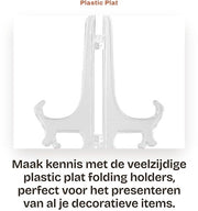 Supporto Decorativo Inclinabile per Borse e Fotografie - Inclinabile - Kunststof - Inclinabile - Per Borse/Fotografie - Altezza 17,5 cm - Supporto per Borse e Fotografie