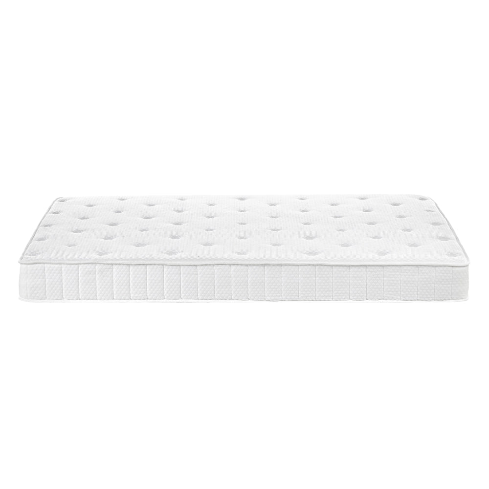 Materasso matrimoniale double face medio duro tessuto bianco per letto 140 x 200 cm