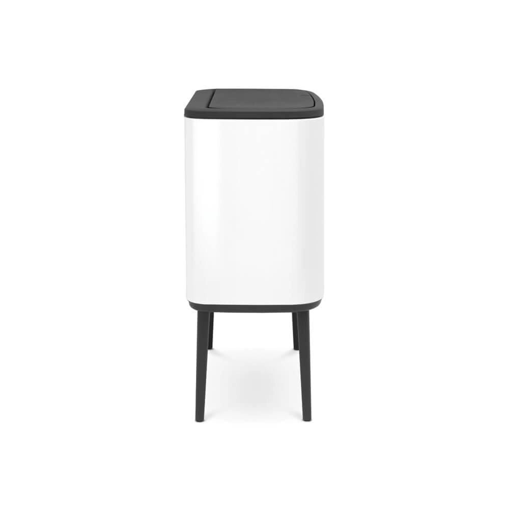 Brabantia 313547 Bo Touch Bin Pattumiera 34 L con 2 Secchi Interni Rimovibili colore Bianco