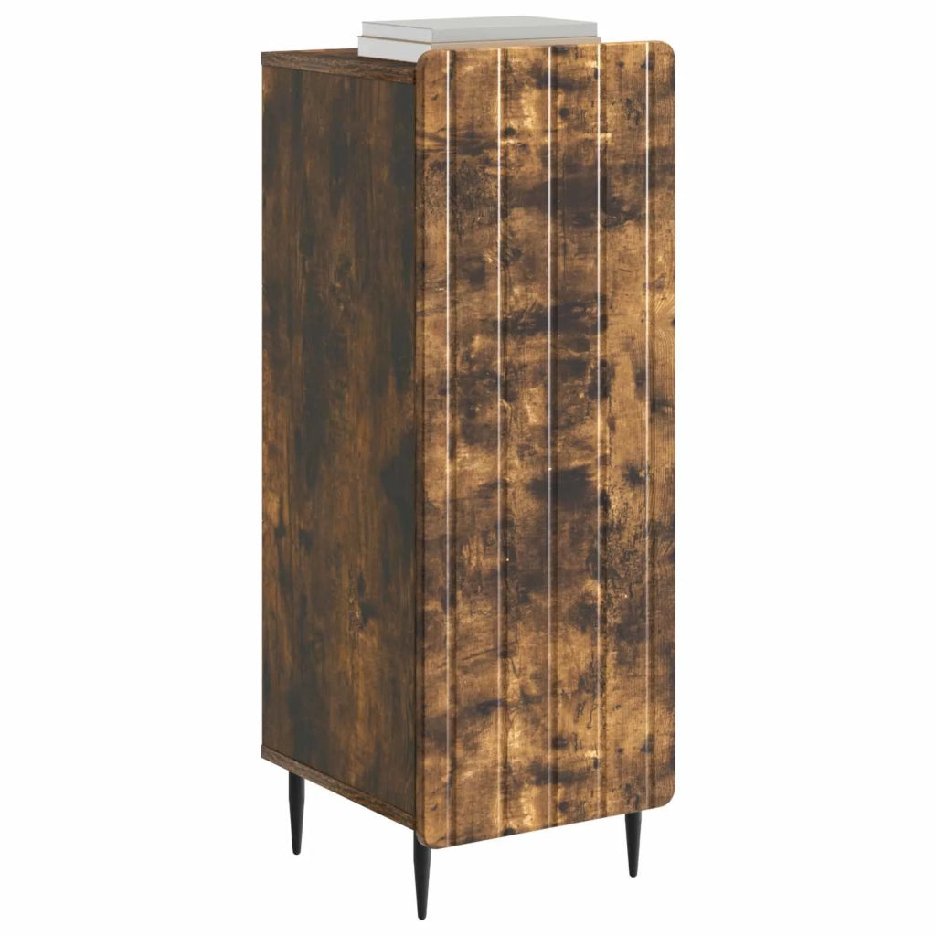 Credenza Rovere Fumo 34,5 x 33 x 92 cm Legno ingegnerizzato