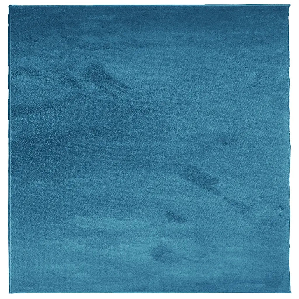 vidaXL Tappeto OVIEDO a Pelo Corto Turchese 240x240 cm