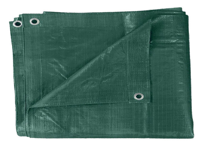 6pz telone pe pesante con occhioli verde mt 2x3 mq.110 cod:ferx.92636.stock