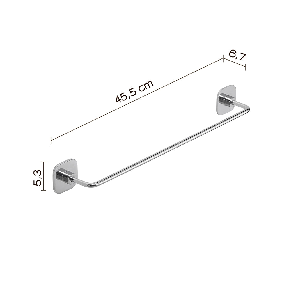 Portasalviette GEDY linea Teide da 45cm Cromato