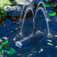 CHJ-1503 ECO Pompa da fontana con spugna filtrante 1500l/h 25 W Laghetto Stagno