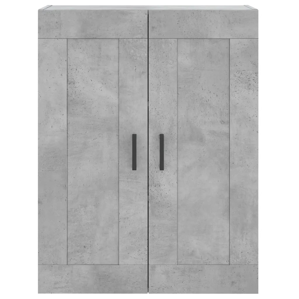 Credenza-Buffet-Armadio da cucina Grigio Cemento 69,5x34x180 cm in Legno Multistrato 266433