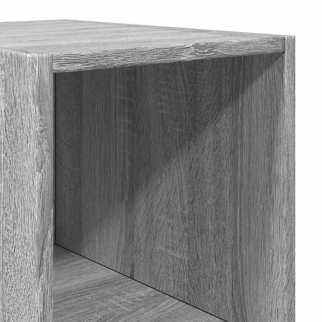Credenza Grigio Sonoma 30x41x185 cm in Legno Multistrato 846416