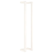 Portasciugamani Bianco 23x18x110 cm in Legno Massello di Pino CFW2995230