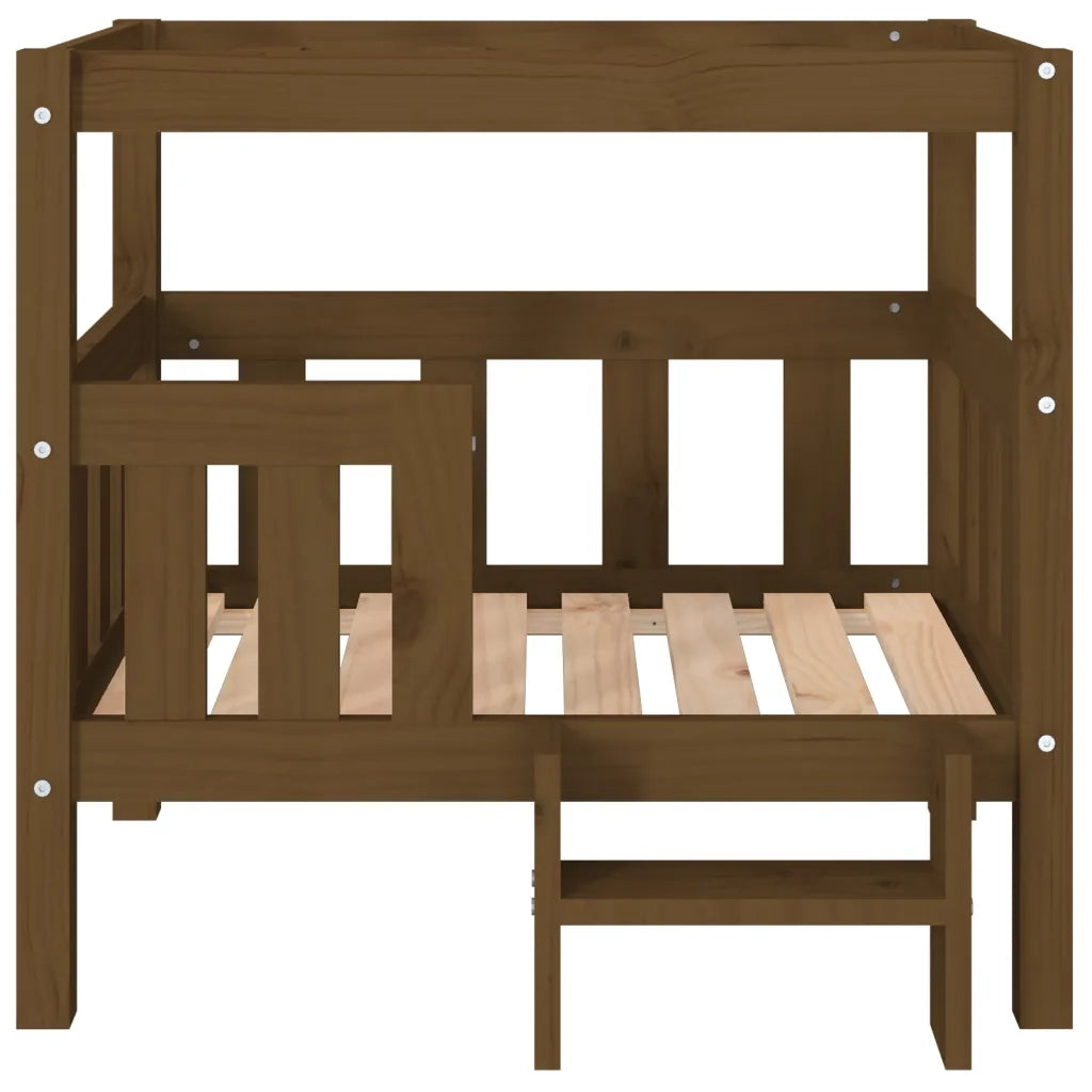 Cuccia per Cani Ambra 75,5x63,5x70 cm in Legno Massello di Pino 822380