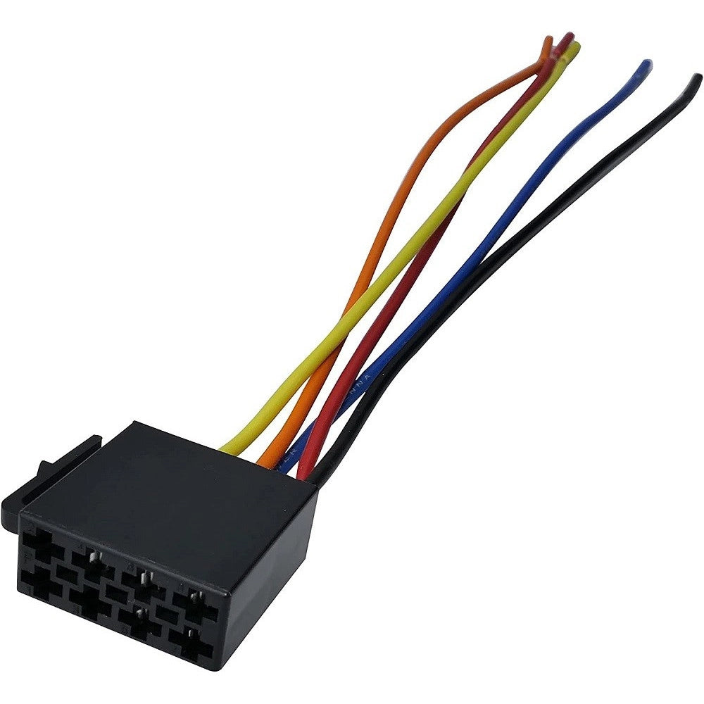 Trade Shop - Set 2 Iso Femmina Connettore Adattatore Blocco Alimentazione Per Autoradio 160mm -