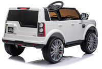 Macchina Elettrica per Bambini 12V con Licenza Land Rover Discovery Bianca