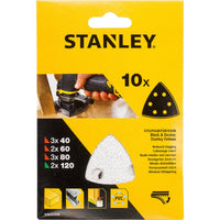 Piranha/Stanley Sta32348 10 Fogli Abrasivi Misti Xmt300