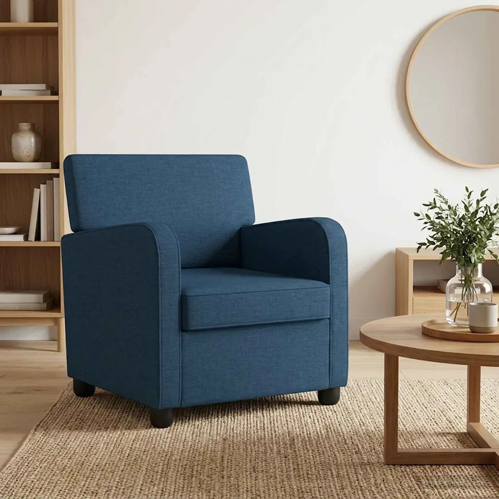 Poltrona Blu Tessuto 42043401