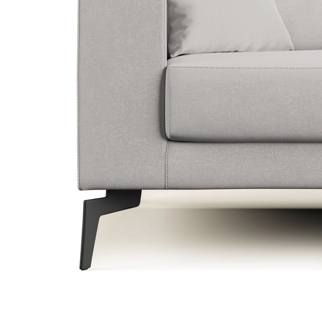 Prestige Divano design moderno T11 166 cm grigio chiaro