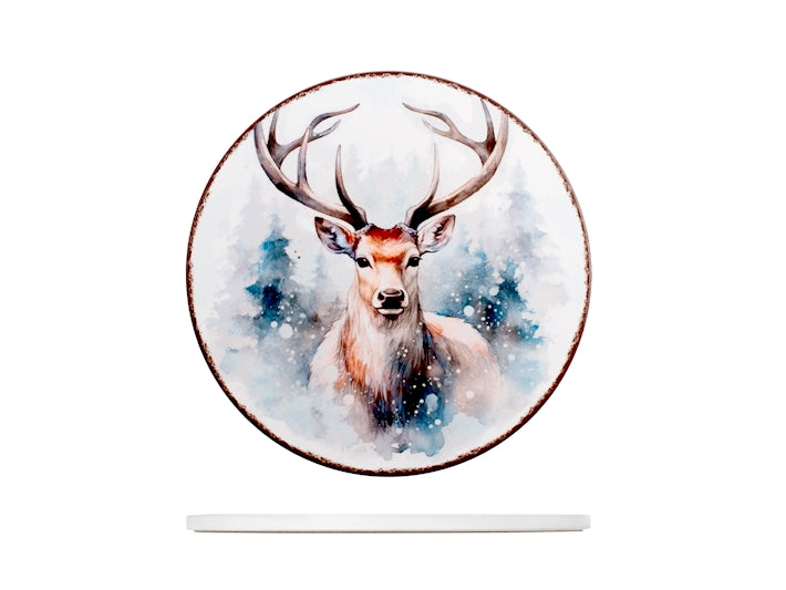 Sottopentola Natalizio in Ceramica Renna