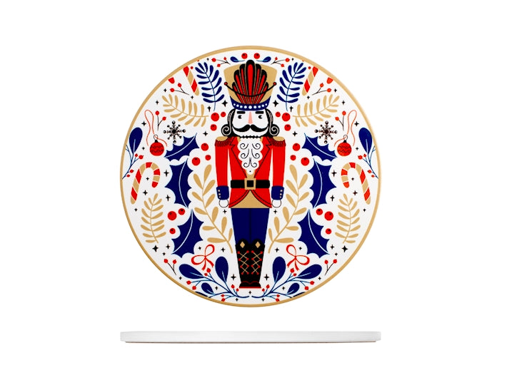 Sottopentola Natalizio in Ceramica Schiaccianoci