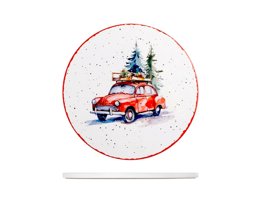 Sottopentola Natalizio in Ceramica Auto