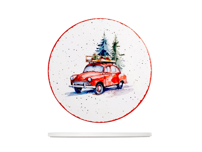 Sottopentola Natalizio in Ceramica Auto