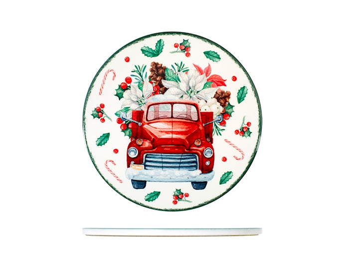 Sottopentola Tondo in Ceramica Natale