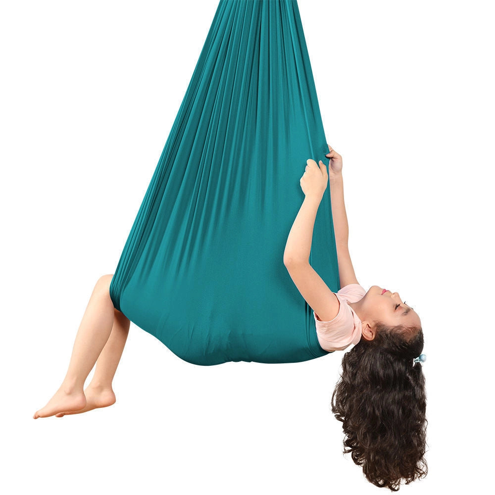 Amaca altalena elastica per bambini 240 x 150 cm