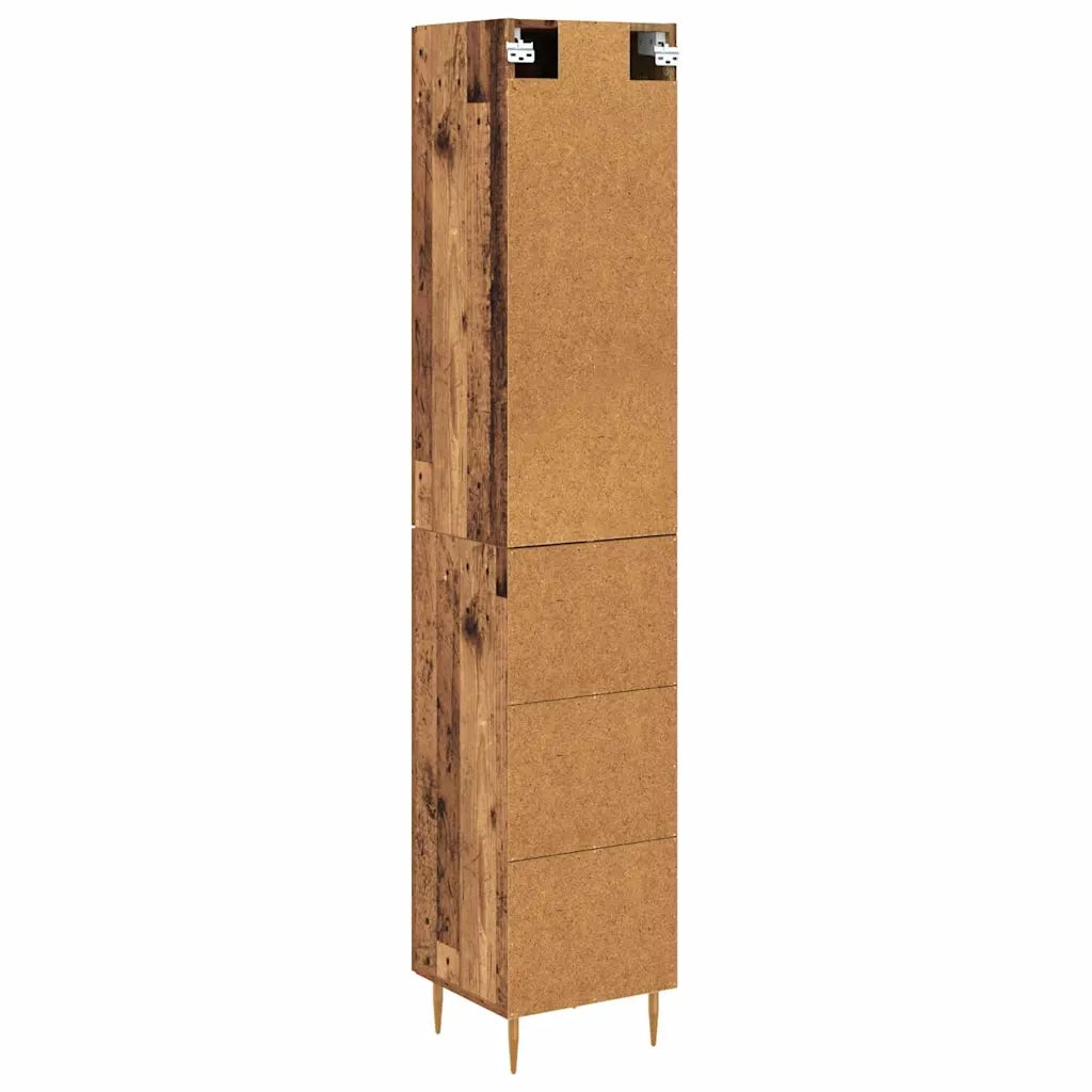 Credenza 2 pz | Madia | Buffet da pranzo | Armadio da pranzo Legno vecchio Legno multistrato