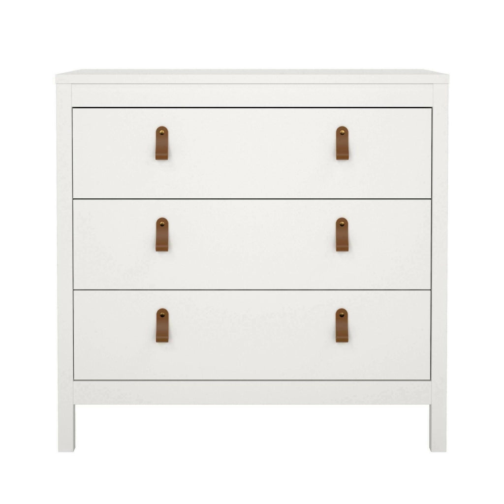 Cassettiera Sagar, Settimino multiuso, Comò camera da letto, Mobile con cassetti, 82x38 h80 cm, Bianco