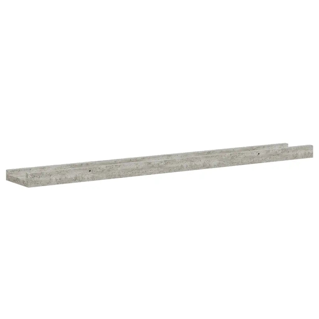 Mensole da Parete 4 pz Grigio Cemento 80x9x3 cm cod mxl 33018