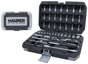 Bussole e bits in serie maurer plus 46pz 1/4 - cf in valigetta abs