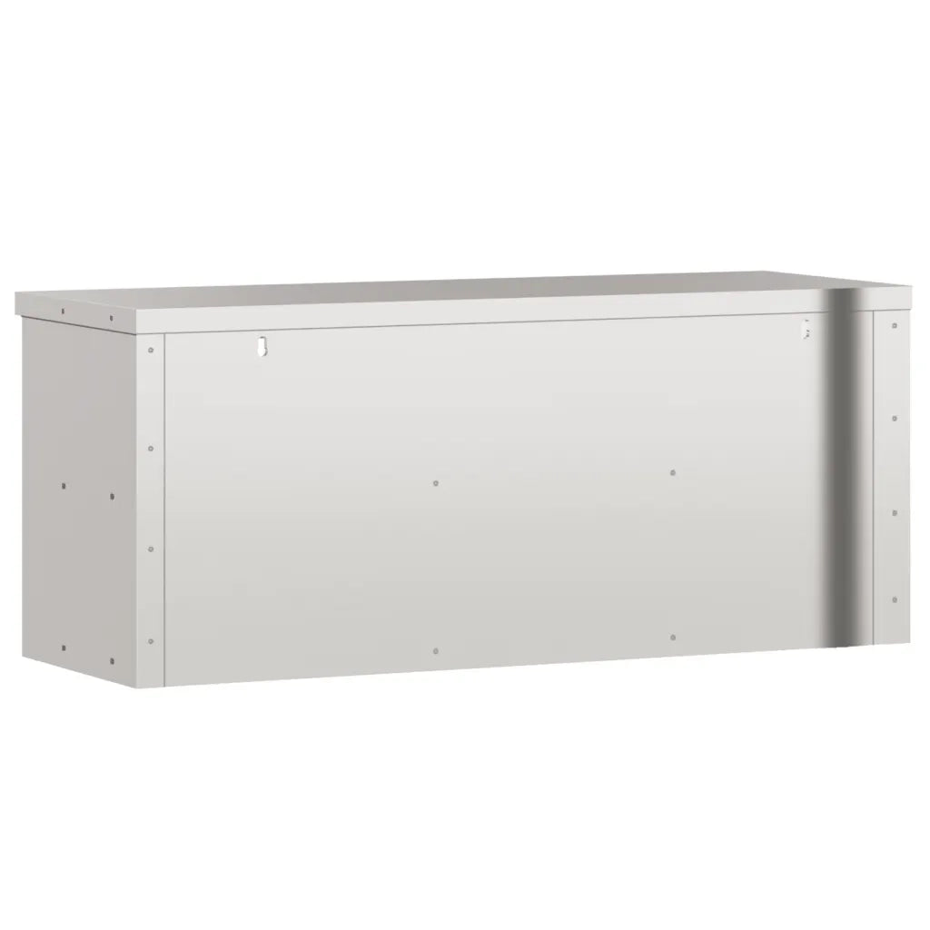 Mobile Cucina da Parete con Ripiano in Acciaio Inossidabile
