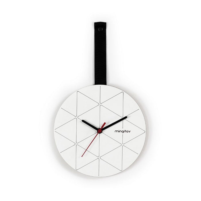 Orologio da parete Minuetto nero e bianco