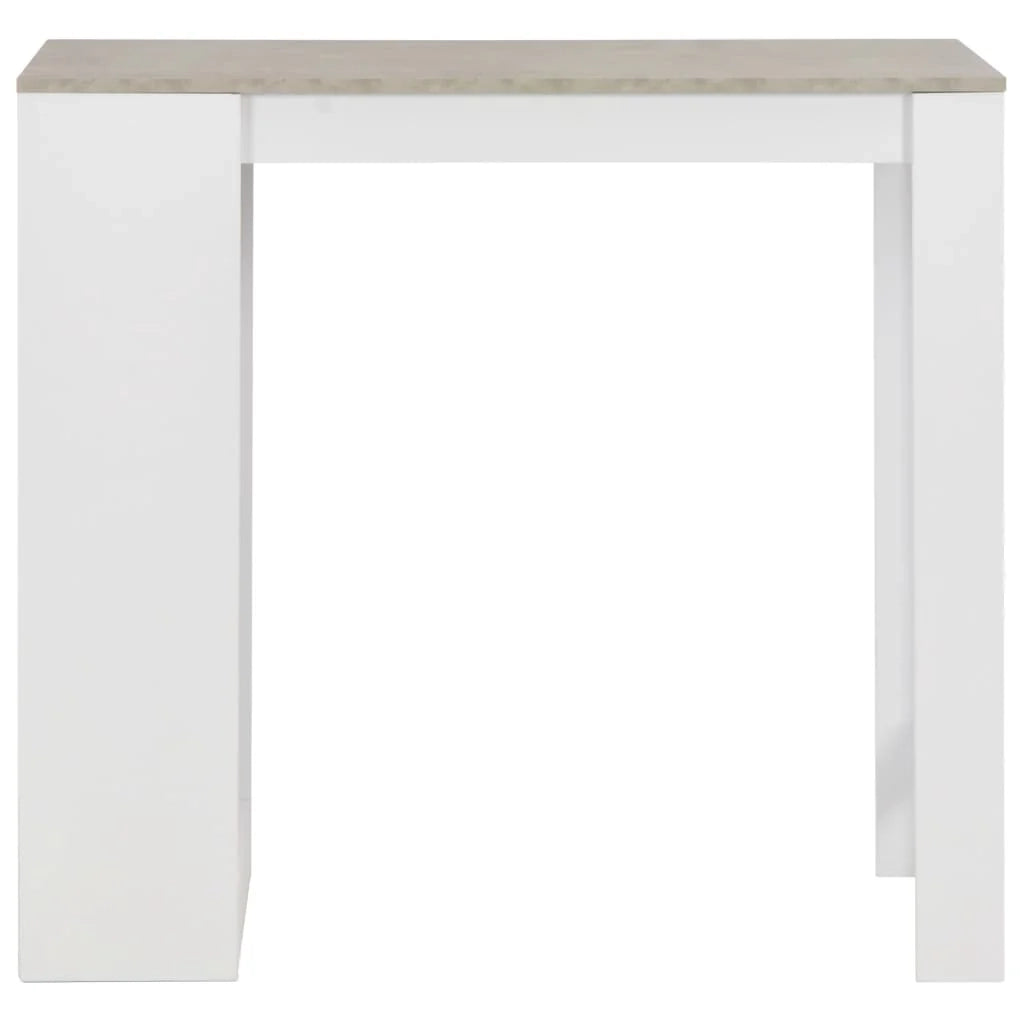 Tavolo alto da bar/bistrot con ripiano bianco 110 cm 0902051
