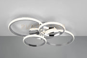 CIRES PLAFONIERA LED  27W 3400lm, 4000K CROMATA CON DIFFUSORE EFFETTO CRISTALLO E DIMMERAZIONE INTENSITA' CON INTERRUTTORE L. 66CM
