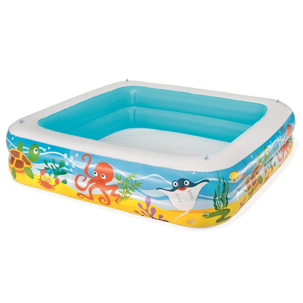Bestway Piscina per Bambini con Tettoia 140x140x114 cm 52192 91619