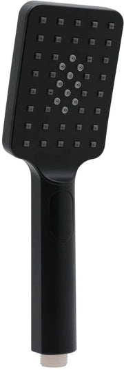 Manicotto per doccia in ABS, con diffusori anticalcare, nero lucido, connessione universale ½ pollice