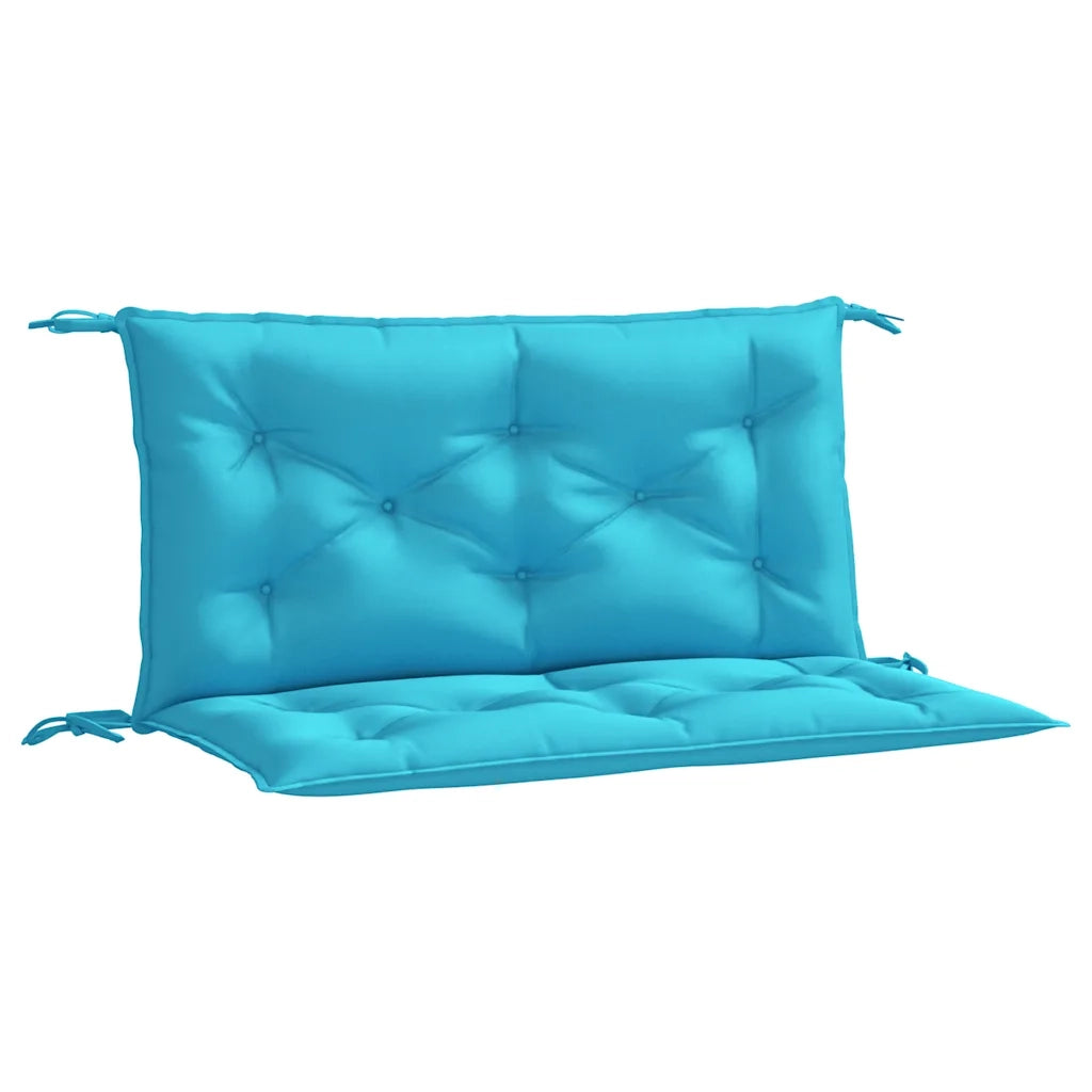 Cuscini per Panca da Giardino 2 pz | Cuscini per sedie Turchese 100x50x7 cm Tessuto