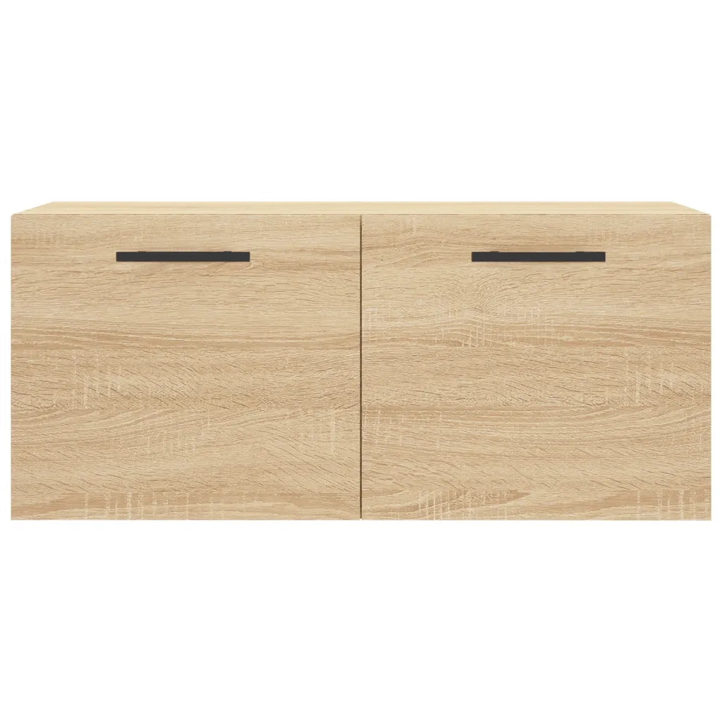 Mobile a Parete Rovere Sonoma 80x36,5x35 cm Legno Multistrato 830103