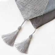 Tavolo da Pranzo con Decorazioni di Rhinestoni - 13 x 72 Pollici - Per Matrimoni, Thanksgiving, Natale - Color Grigio