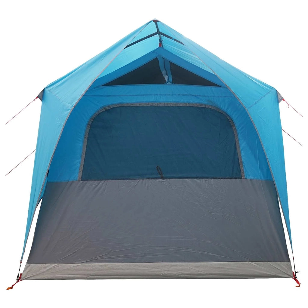 Tenda a tunnel con tetto Blu 8 persone Poliestere e Acciaio 42028658