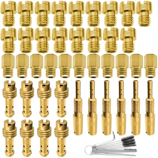 Set di Sincronizzazione del Carburatore - Attrezzatura di Regolazione del Carburatore - Grandi Atomizzatori a Testa Rotonda - Grandi Atomizzatori a Testa a 6 Viti - Atomizzatori VM/Pilot - Incluso Spazzolino di Pulizia - Kit del Carburatore