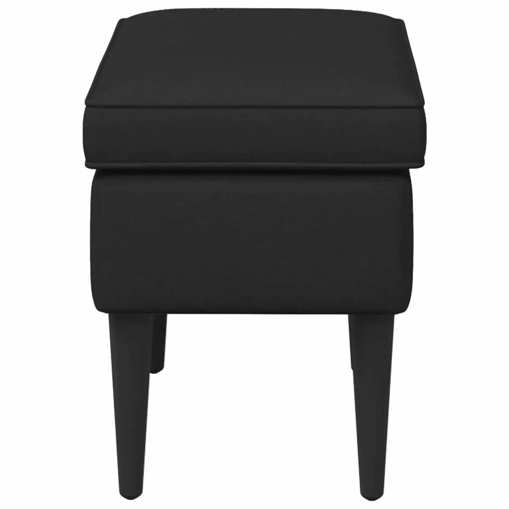 Poggiapiedi Nero 55 x 35 x 41 cm Tessuto 42029994