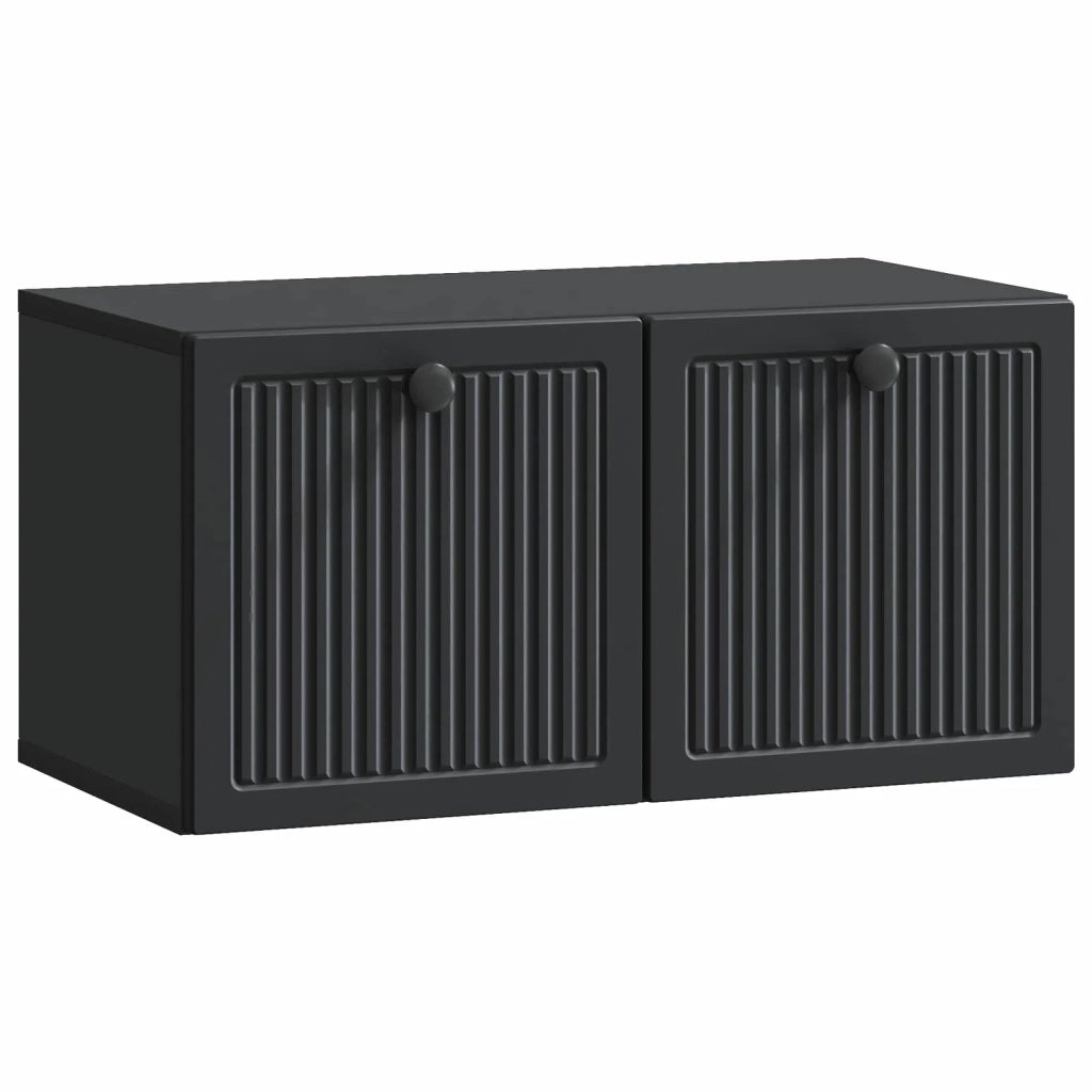 Mobile Porta TV da Muro Nero 59,5 x 31 x 30 cm 898026