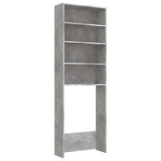 Mobile per Lavatrice Grigio Cemento 64x24x190 cm CFW3789124