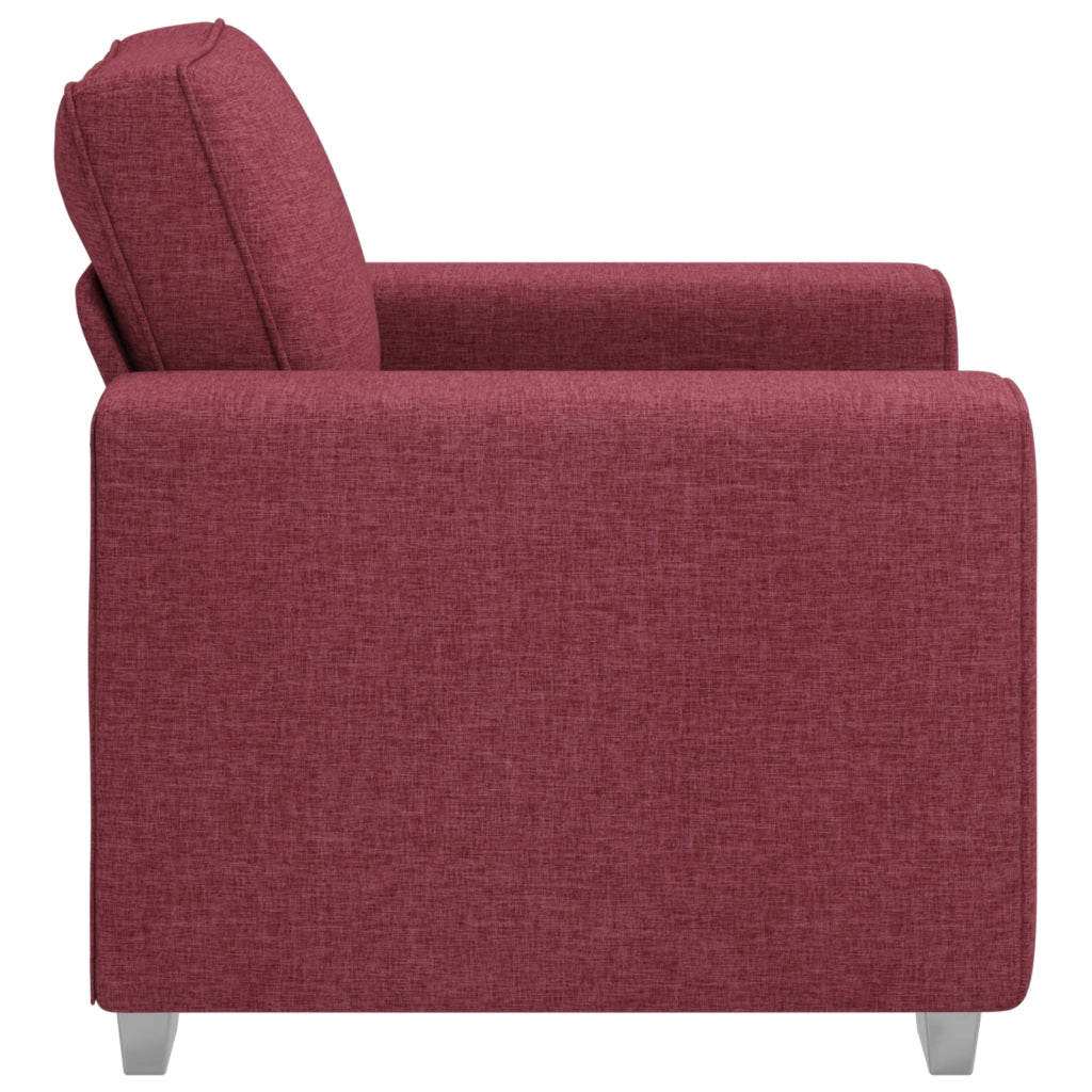 Poltrona  Rosso Vino 59 cm in Tessuto
