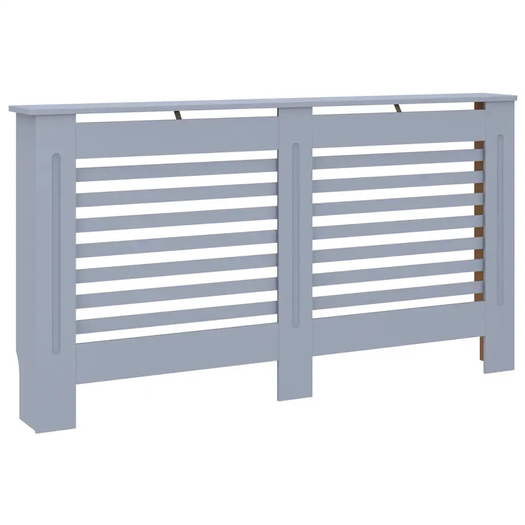 Copertura per Radiatore Antracite 152x19x81,5 cm in MDF 288185
