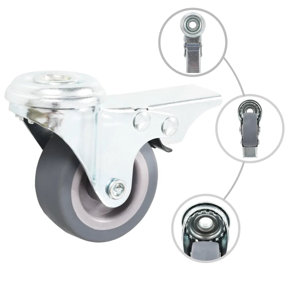 Ruote Girevoli con Foro per Bullone 32 pz 50 mm CFW4089072