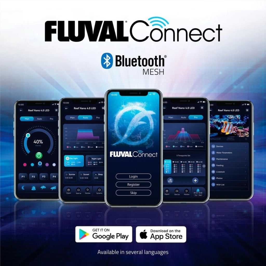 Askoll Fluval Fluval Nano Reef 4.0 LED 25W – Plafoniera LED per nano acquari marini